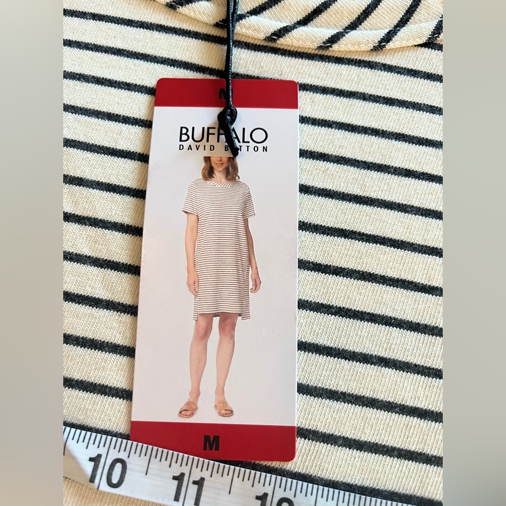 NEW! Buffalo David Bitton TShirt Dress Summer Casual Women’s Size Medium - Picture 14 of 16